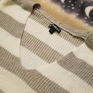 Express London Shaker Stitch Sweater